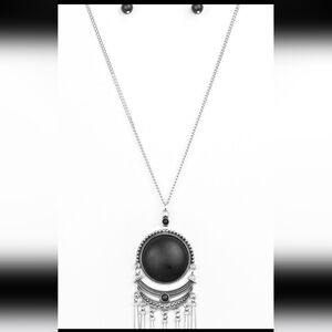 Rural Rustler Black Necklace Set Western Fashion Jewelry